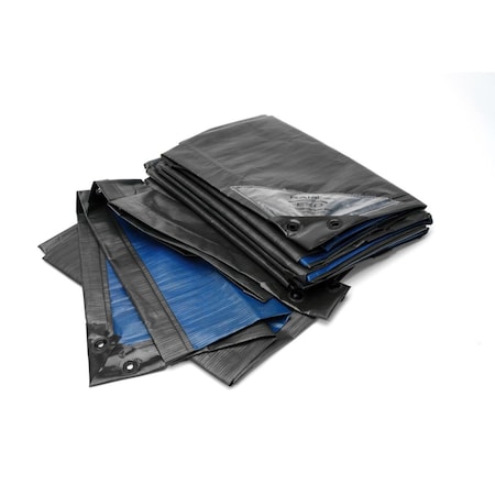 Bio Green Heavy Duty Tarp, 20 ft x 30 ft, Blue RX-150-20x30-GB